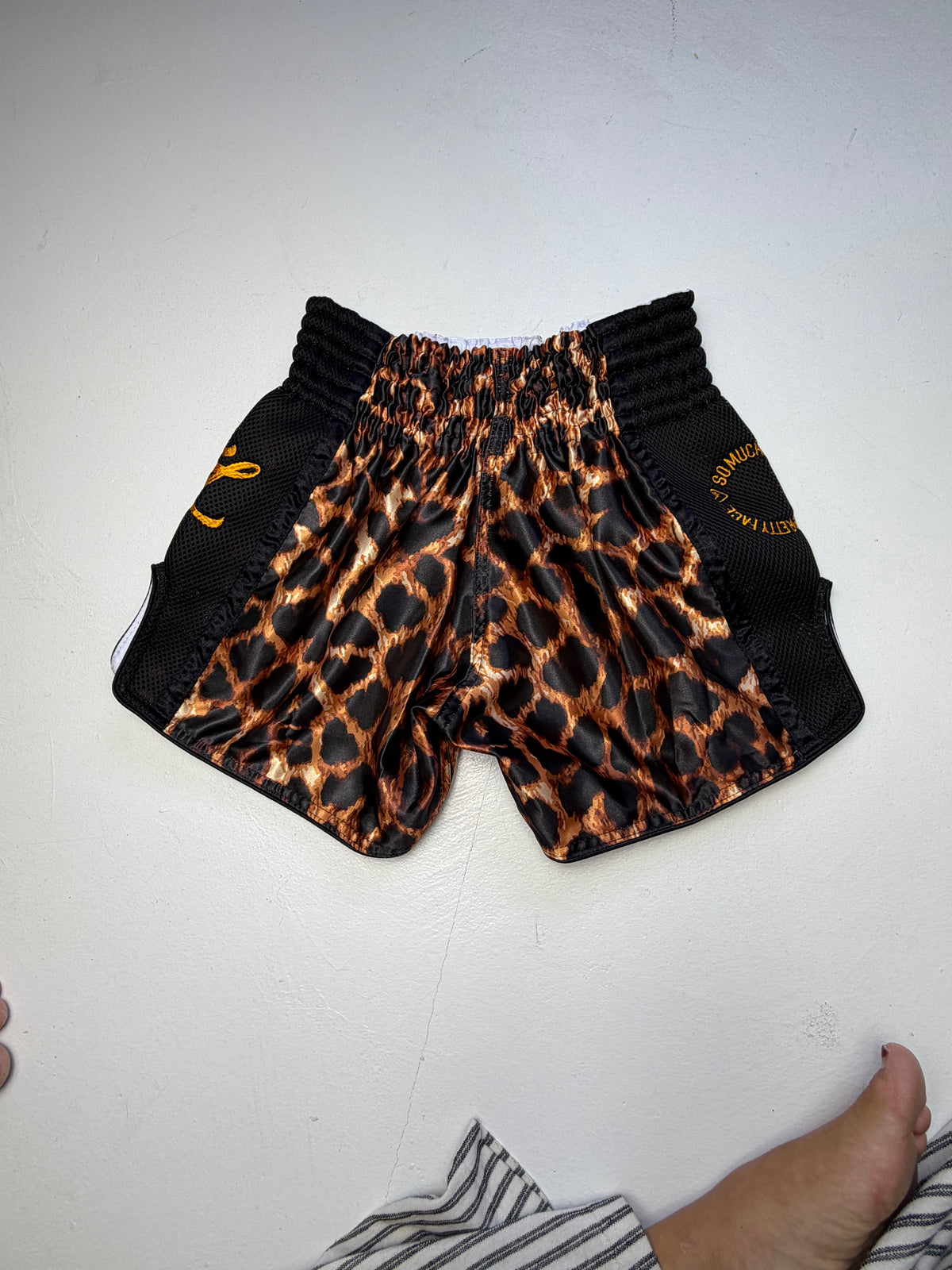 Miss Fightlab Leopard print Thai boxing shorts Fightlab