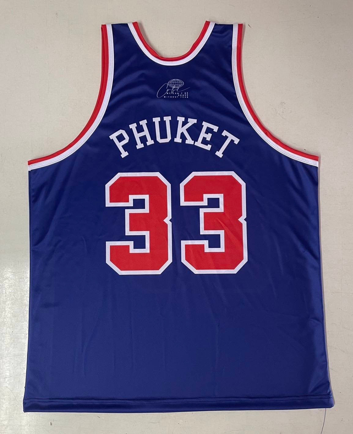 Fightlab Arena Jersey – Classic Phuket (Blue/Red #33) Fightlab