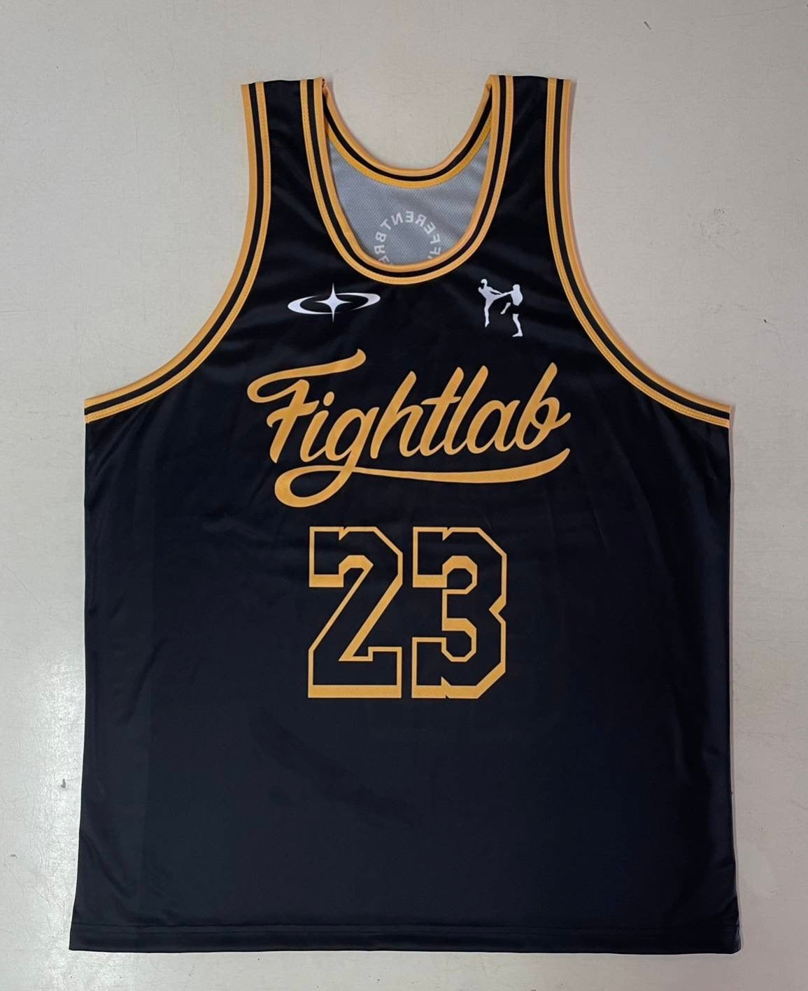 Fightlab Arena Jersey – Championship Edition (Black/Gold #23) Fightlab