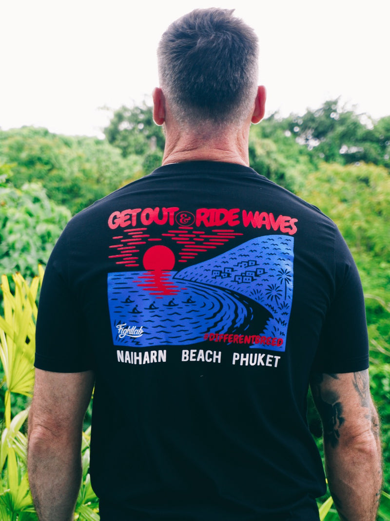Ride The Waves T Shirt Fightlab