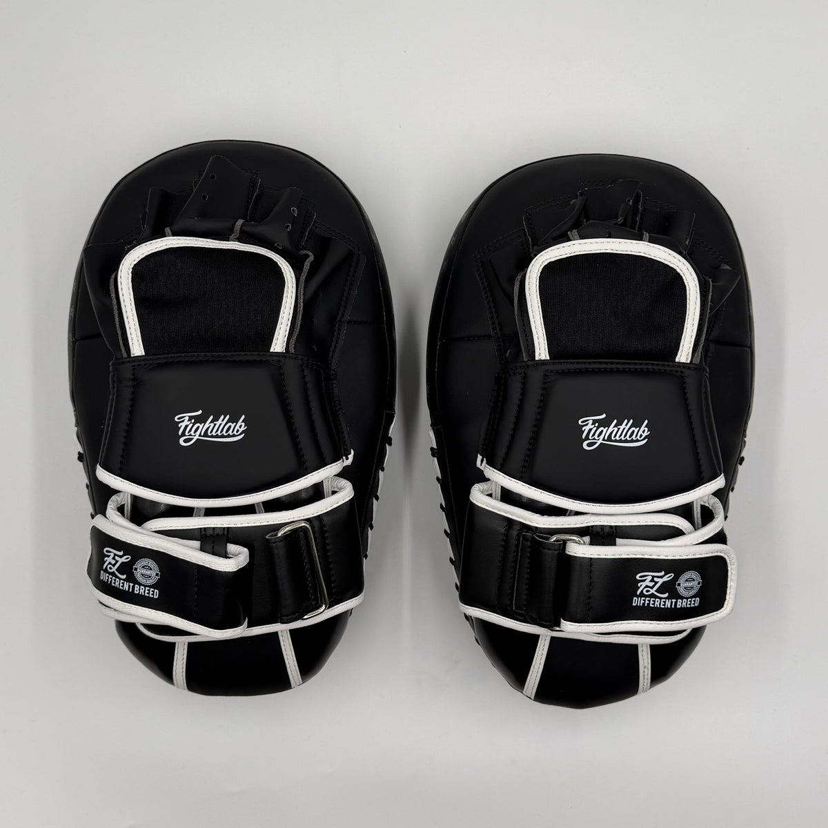 Top-down view of Fightlab Edge Solo Thai kick pads