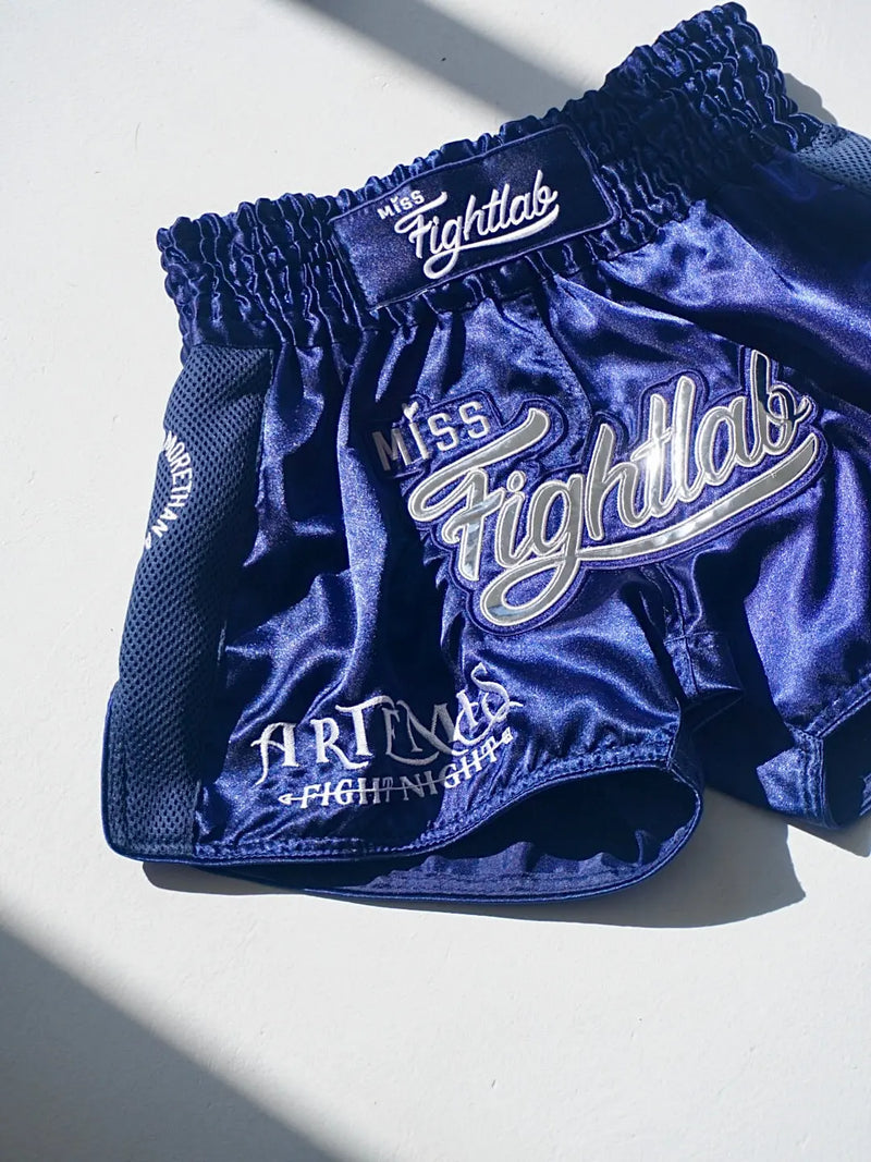 Miss Fightlab Artemis Fight Night Limited Edition Thai Boxing Shorts Fightlab