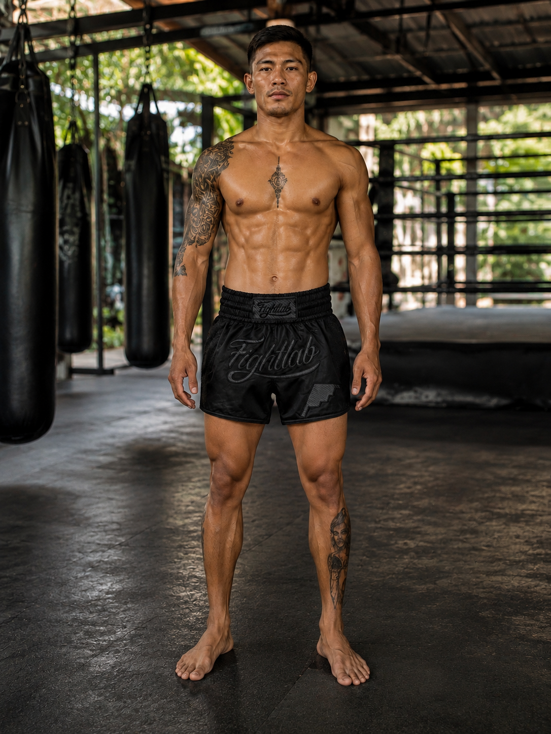 Fightlab Stealth Thai Boxing Shorts Fightlab