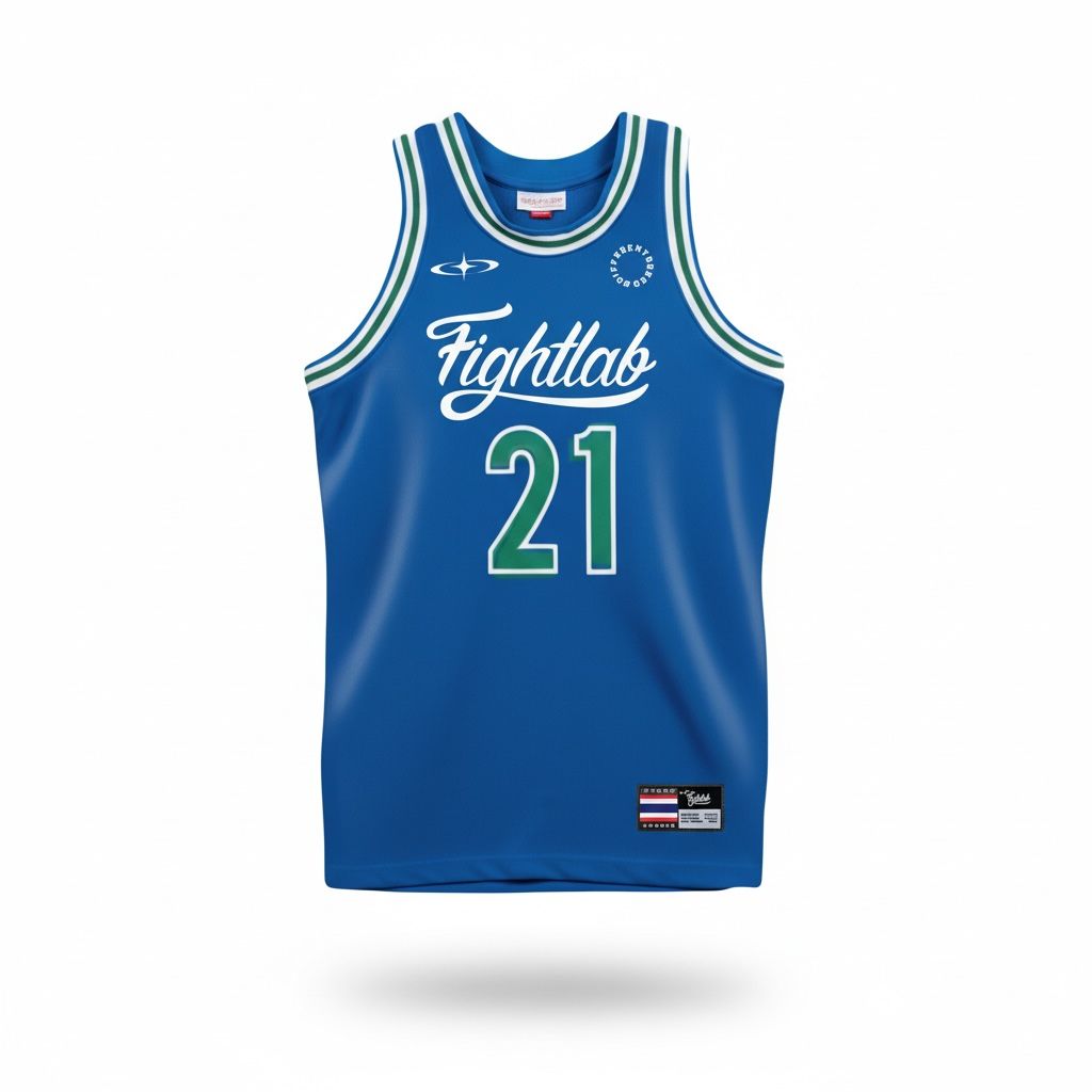 Fightlab Arena Jersey – Island Wave (Blue/Green #21) Fightlab