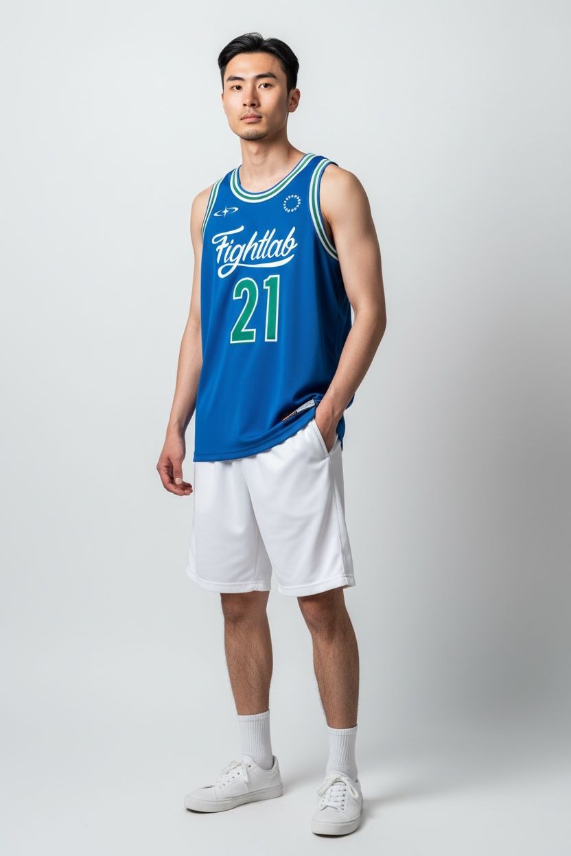 Fightlab Arena Jersey – Island Wave (Blue/Green #21) Fightlab