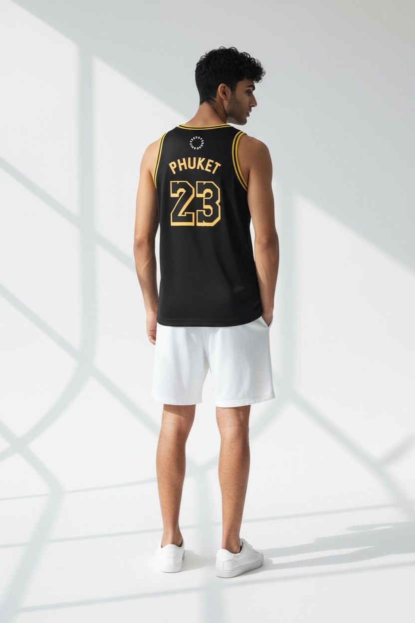 Fightlab Arena Jersey – Championship Edition (Black/Gold #23) Fightlab