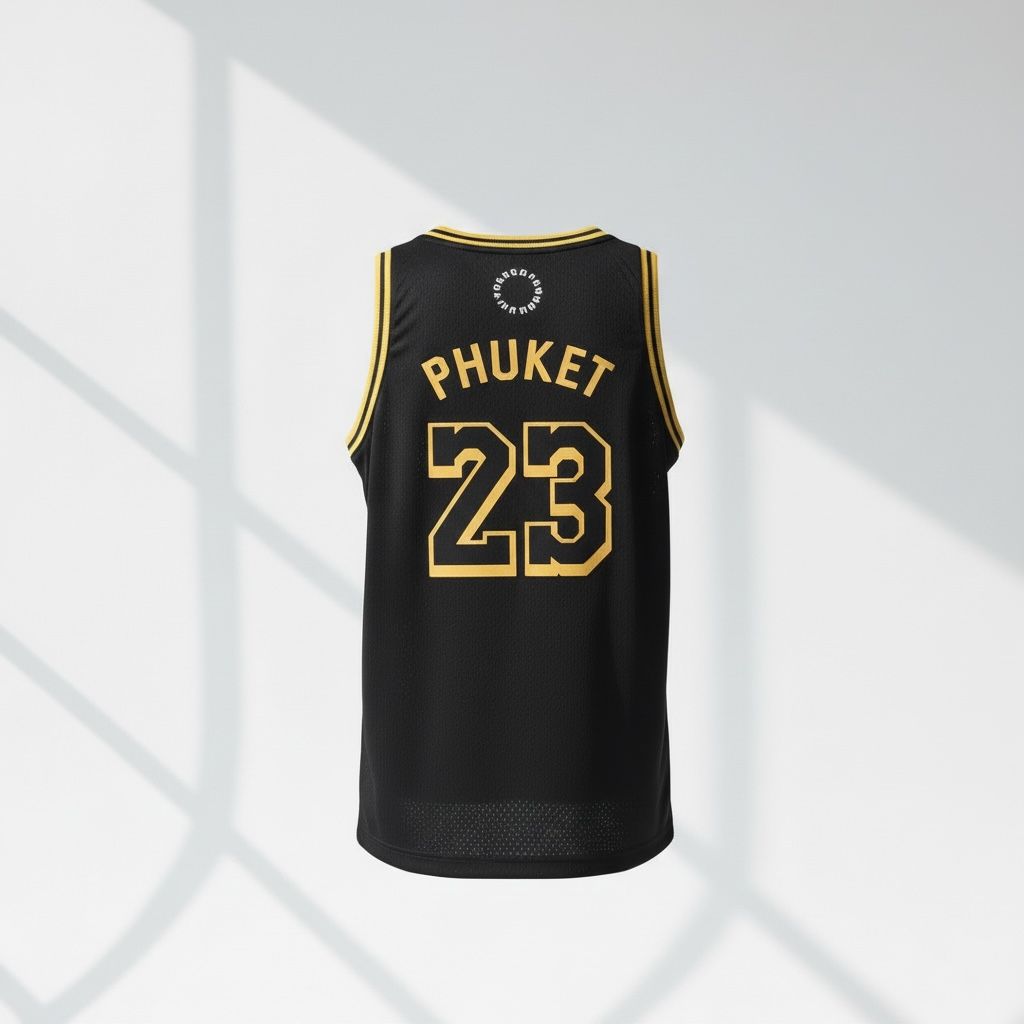 Fightlab Arena Jersey – Championship Edition (Black/Gold #23) Fightlab